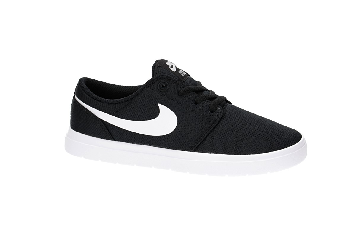 Nike SB Portmore II Ultralight Schuh kids (black white)