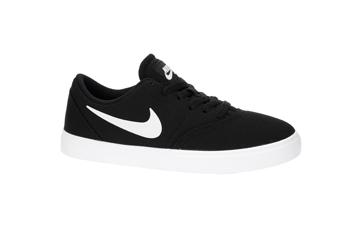 Nike SB Check Canvas Schuh kids (black white)
