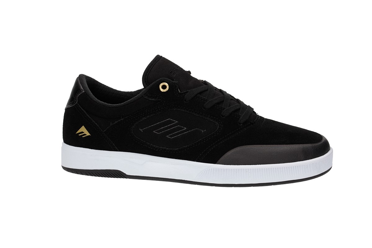 Emerica Dissent Schuh (black white gold)