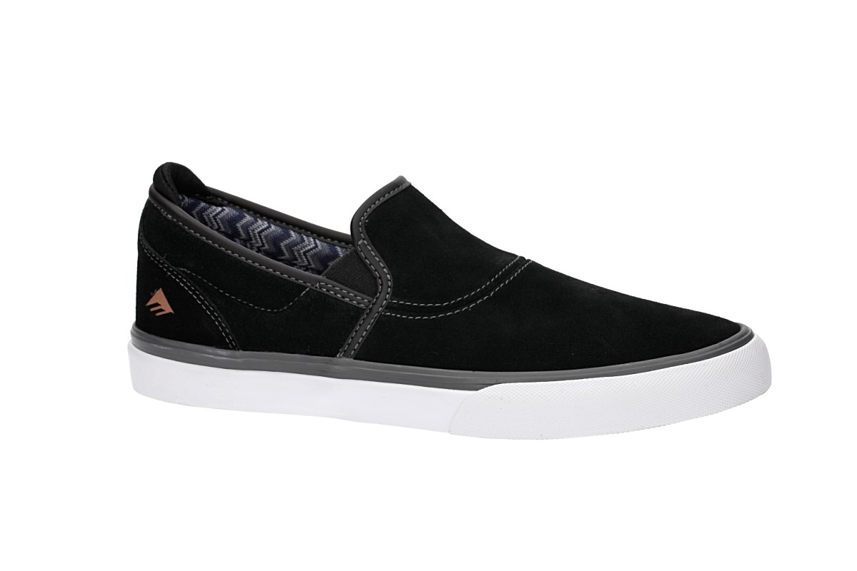 Emerica Wino G6 Slip-On Chaussure (black grey white)