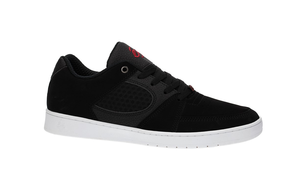 éS Accel Slim Shoes (black white red)