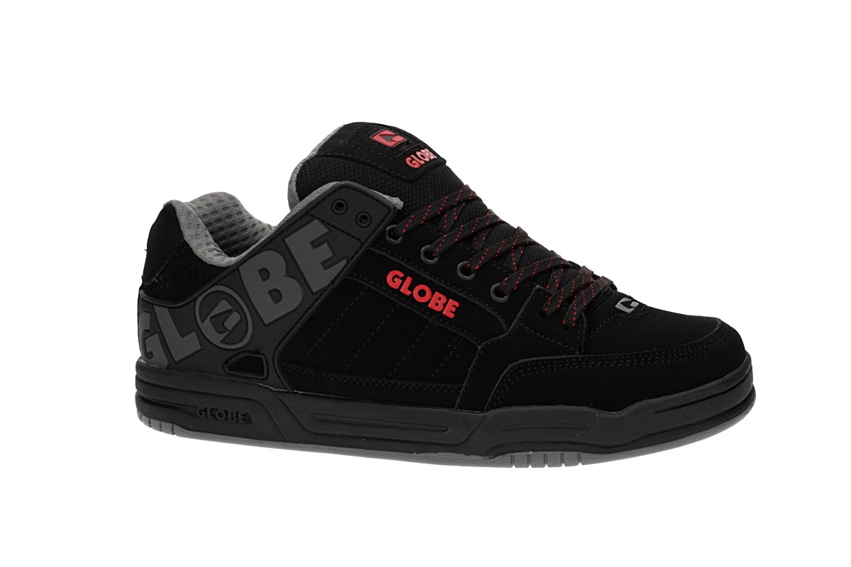 Globe Tilt Schoen (black black red)