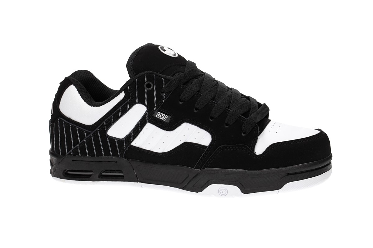 DVS Enduro Heir Nubuck Shoes (black white pinstripe)