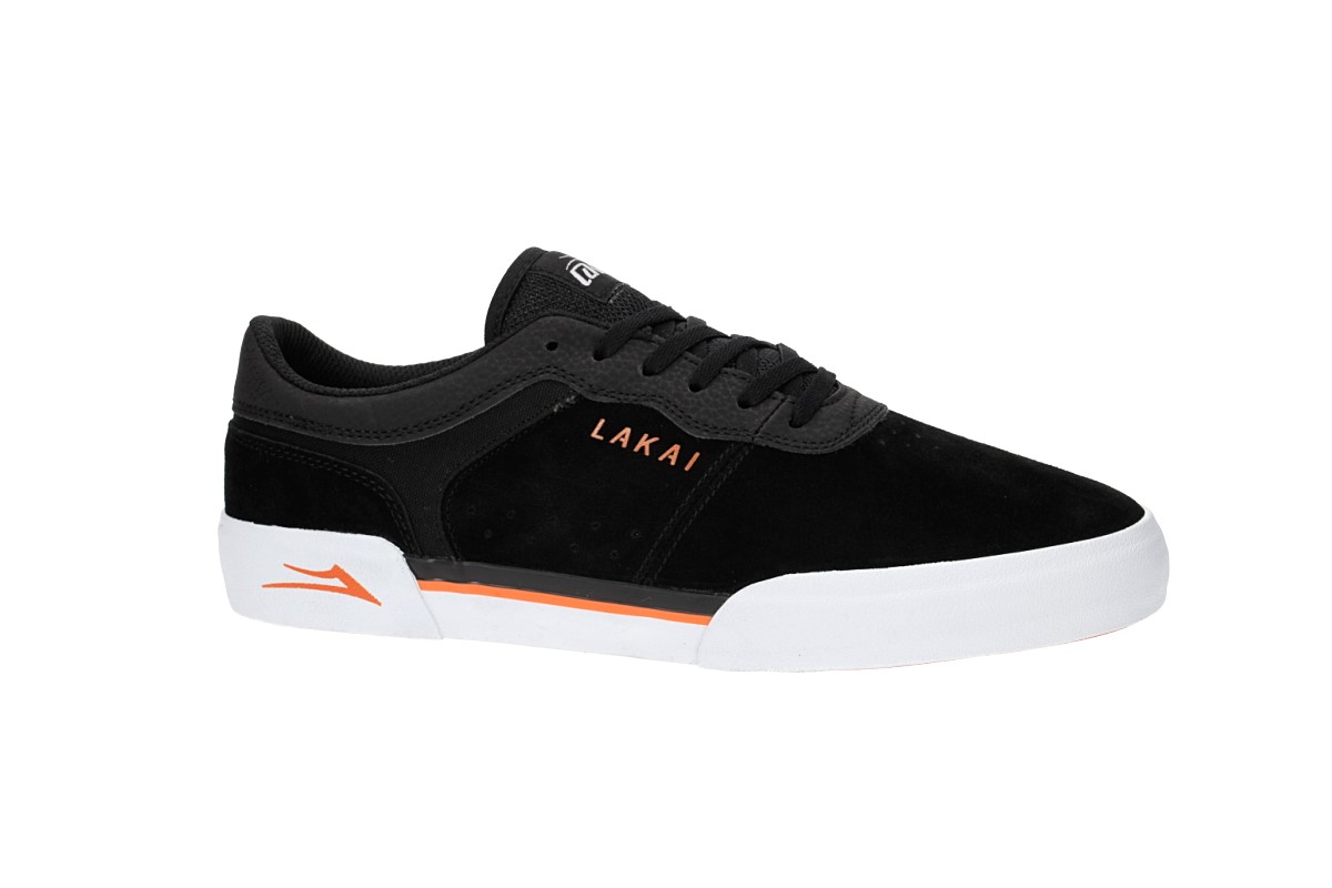 Lakai Staple Suede Chaussure (black orange)