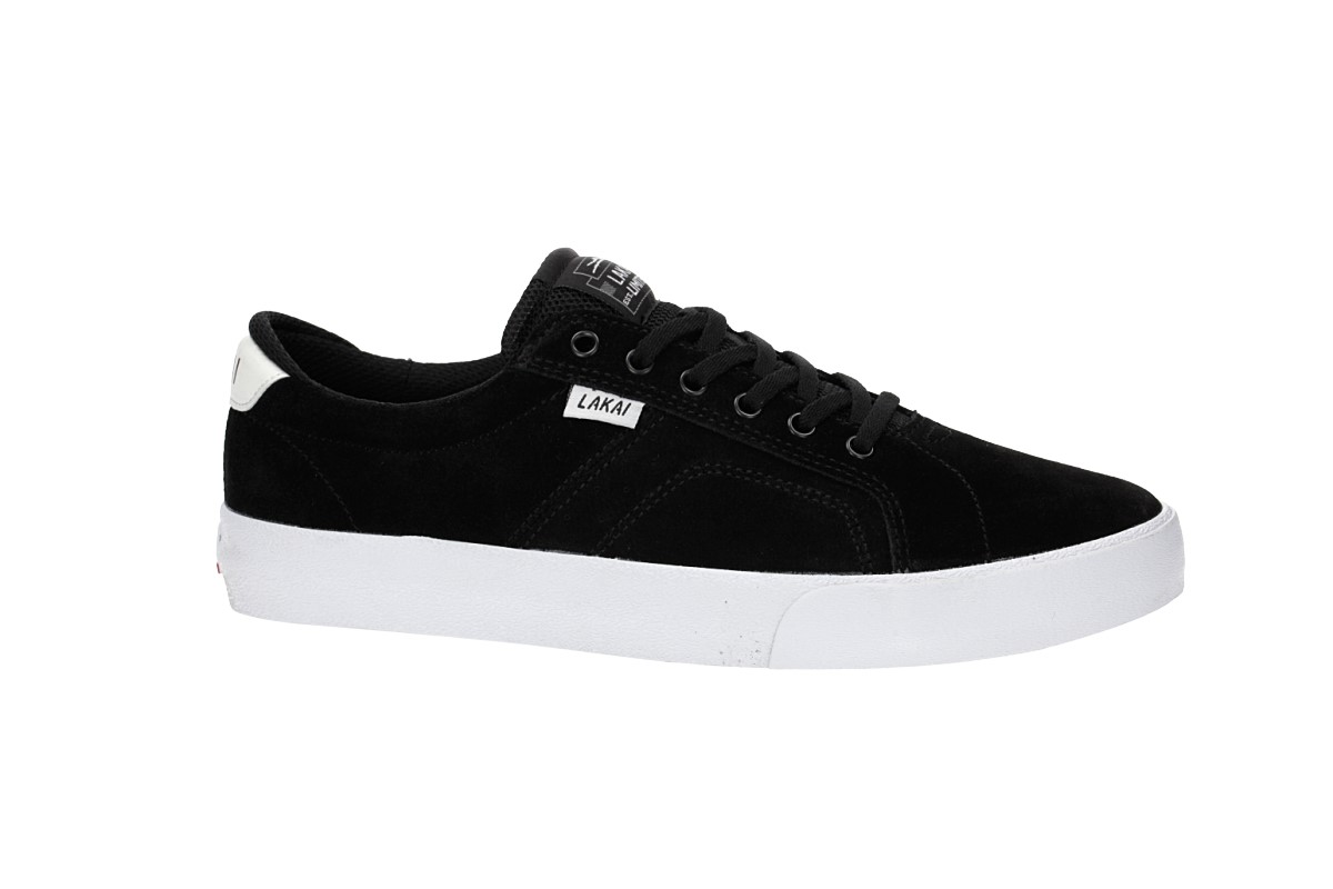 Lakai Flaco Suede Schuh (black white)