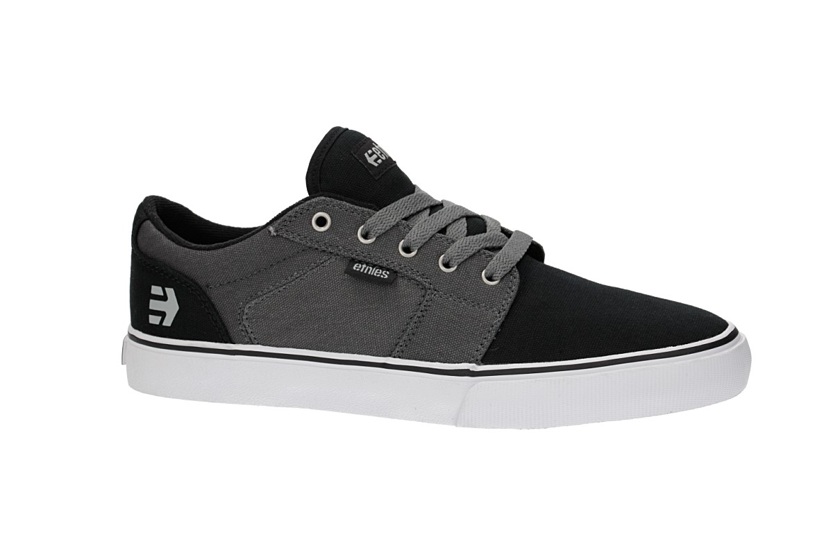 Etnies Barge LS Schoen (black grey silver)