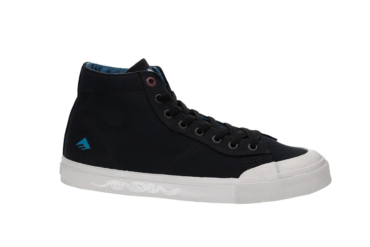 Emerica x Toy Machine Indicator High Schoen (black grey)