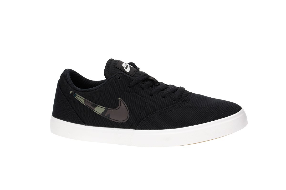 Nike SB Check Canvas Shoes kids (black medium olive)