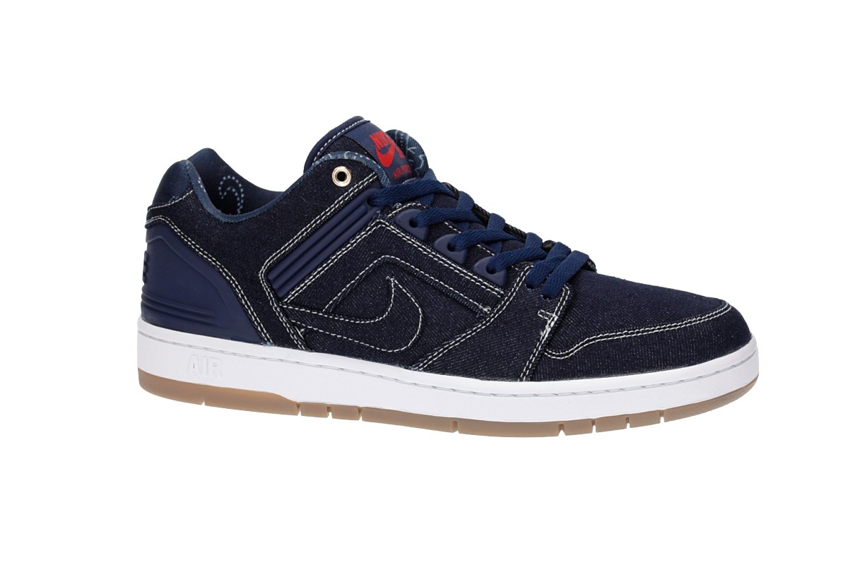 Nike SB Air Force II Low QS Chaussure (squadron blue white)