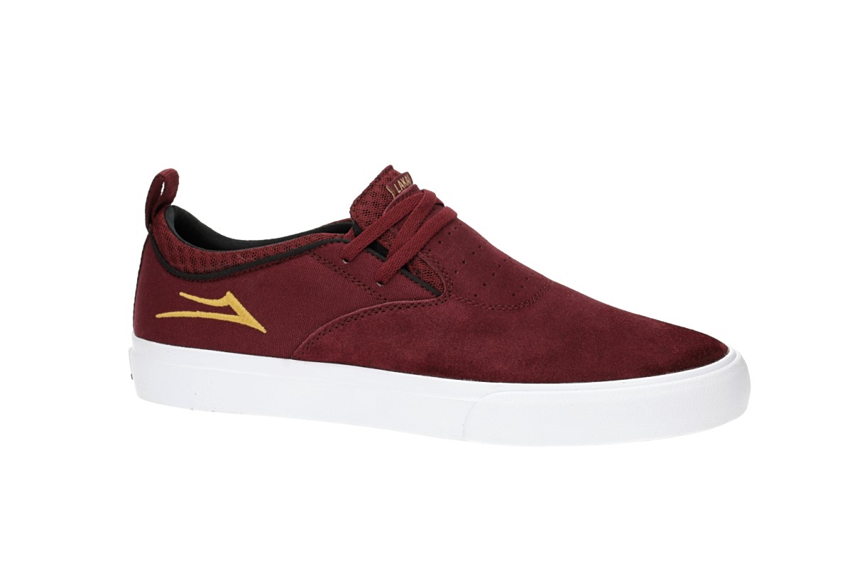 Lakai Riley 2 Suede Shoes (burgundy)