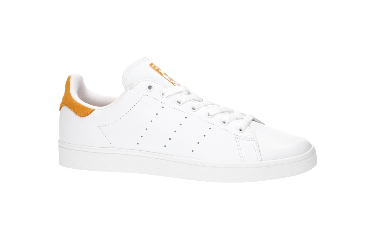 adidas Skateboarding Stan Smith Vulc Shoes (white white yellow)