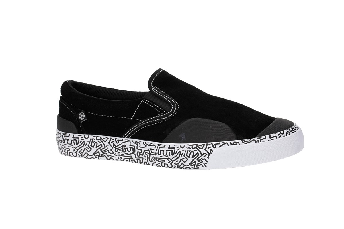 Element KH Spike Slip Shoes (black white)