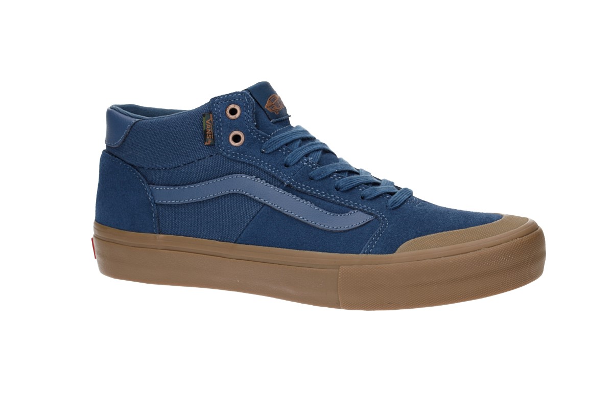 Vans Style 112 Mid Pro Schoen (camouflage dark denim gum)
