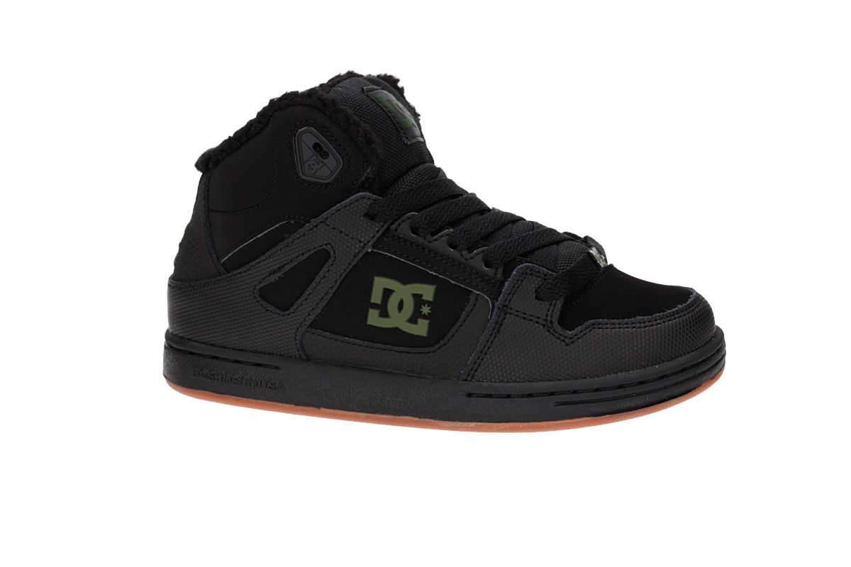 DC Pure High Top WNT Zapatilla kids (black black green)