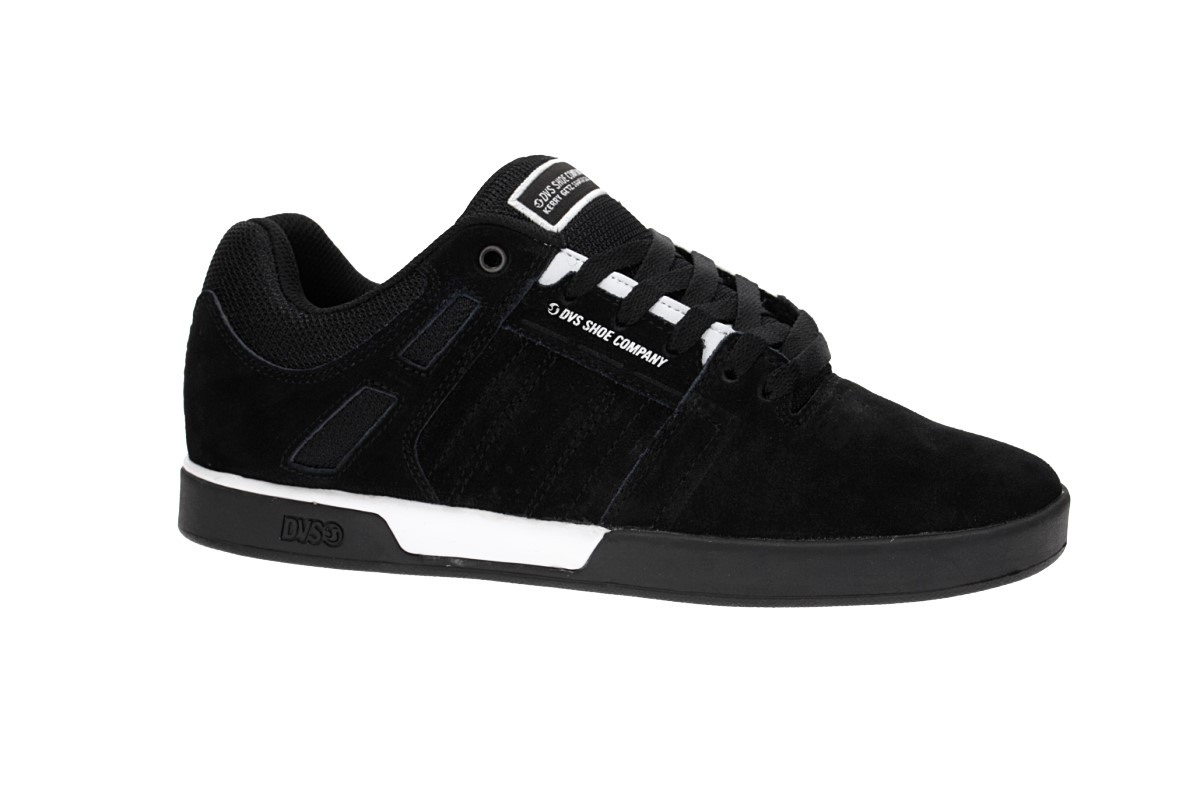 DVS Drift+ Suede Shoes (black white black)