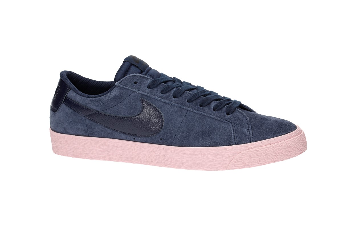 Nike SB Zoom Blazer Low Schuh (obsidian bubblegum)