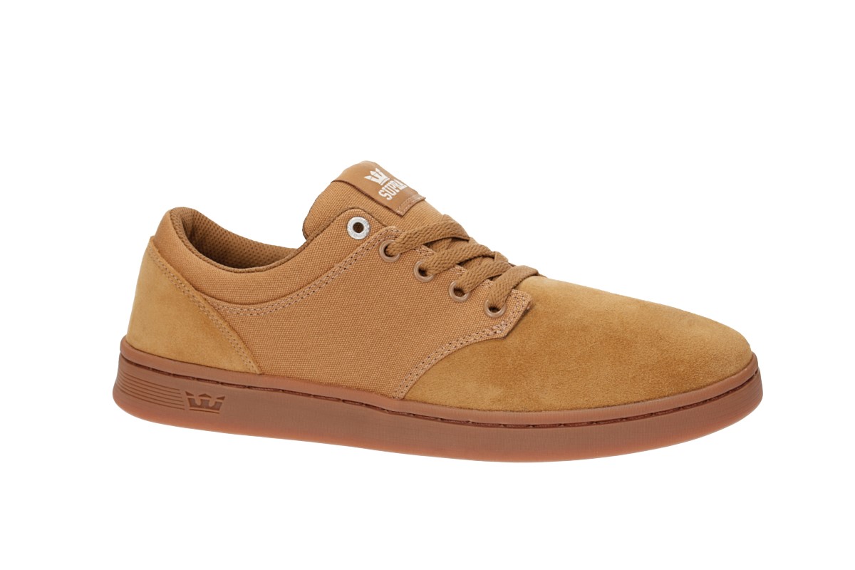 Supra Chino Court Shoes (tan gum)