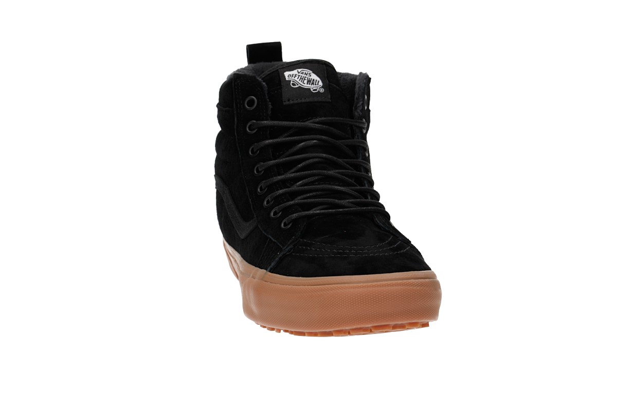 vans sk8 hi mte black leather gum