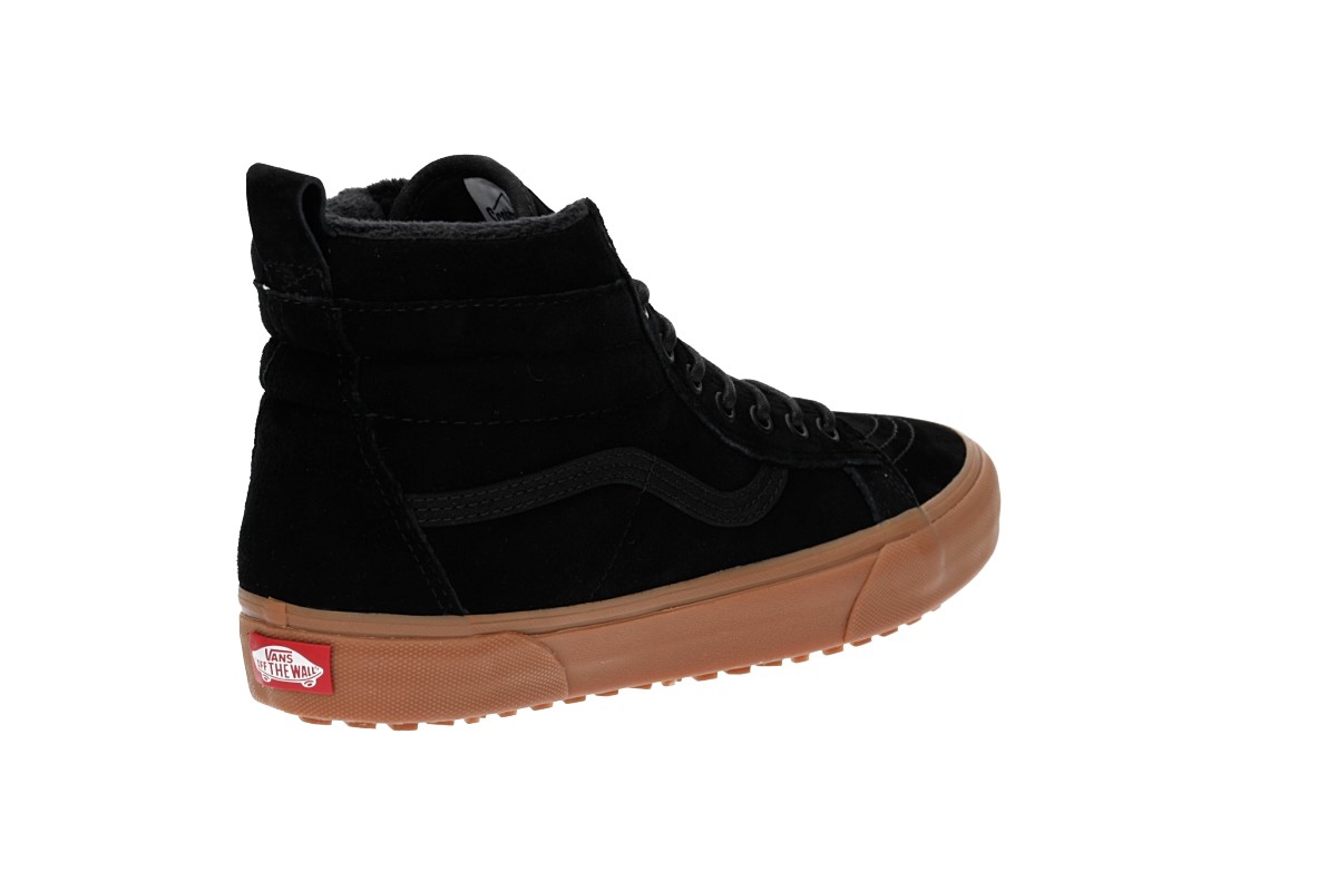 vans sk8 hi mte black leather gum