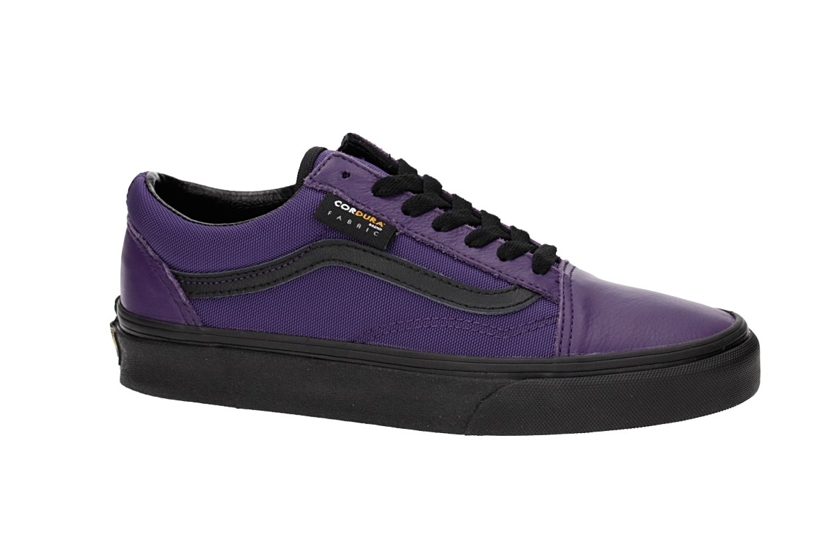 purple and black vans