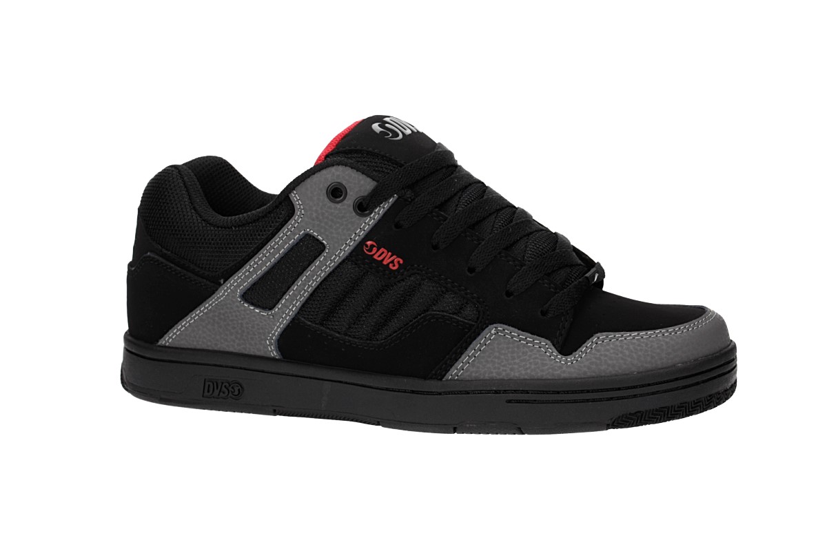 DVS Enduro 125 Nubuck Shoes (black charcoal red)