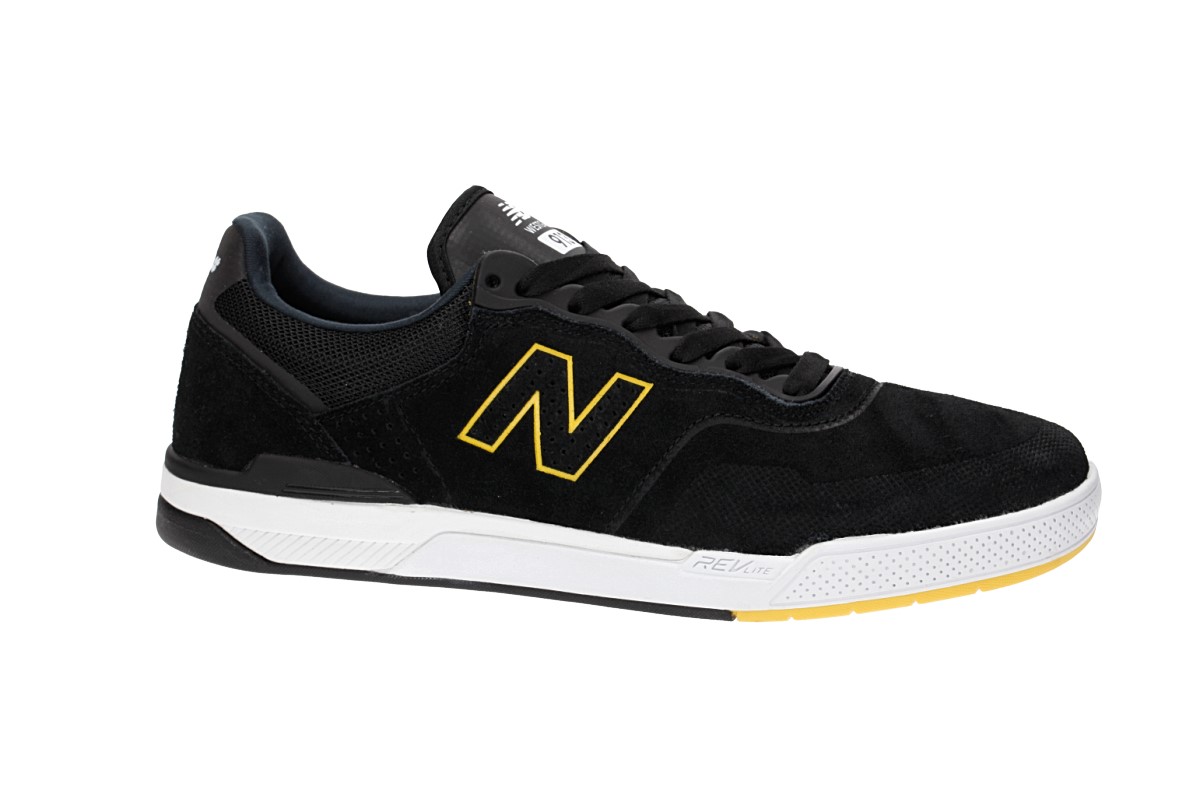 New Balance Numeric 913 Shoes Black Yellow Buy At Skatedeluxe