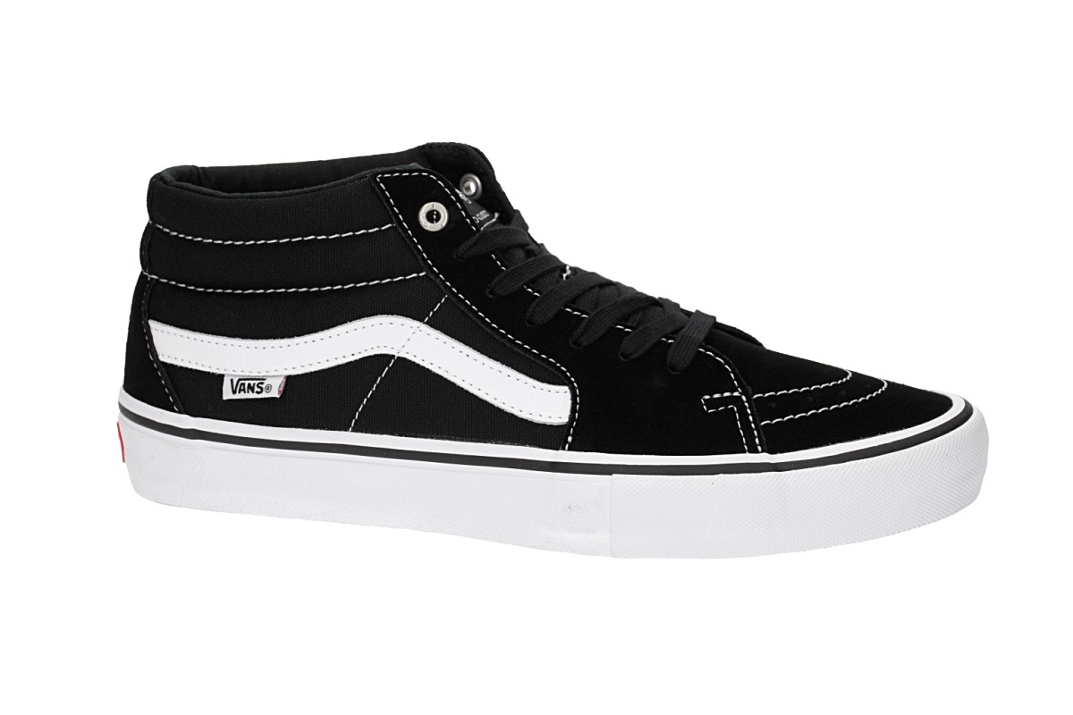 Vans Sk8-Mid Pro Shoes (black white 