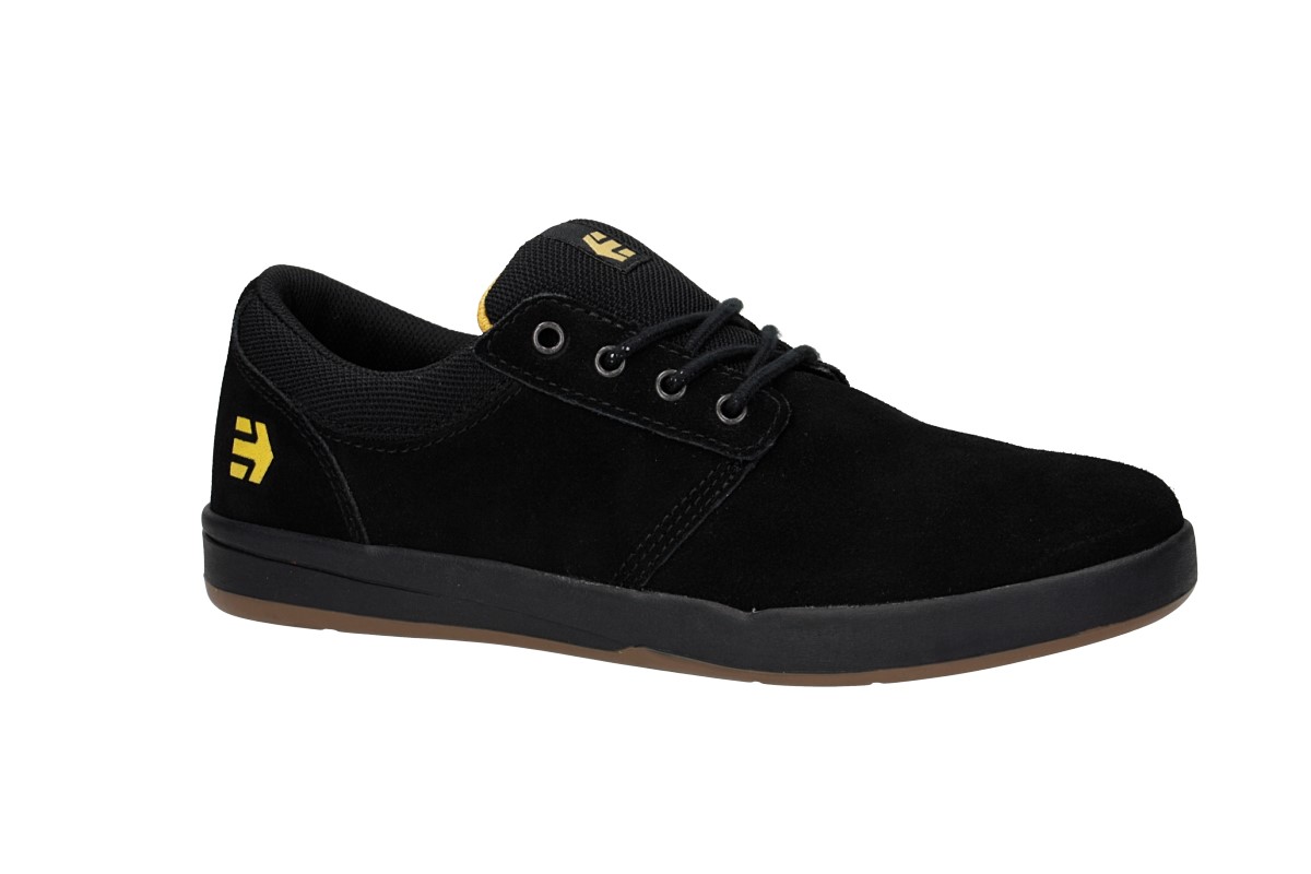 black and yellow etnies