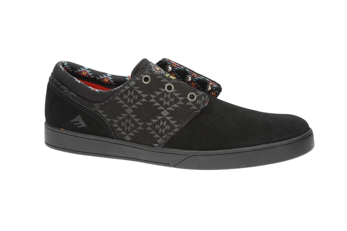 Emerica x Psockadelic The Figueroa Shoes (black black print)