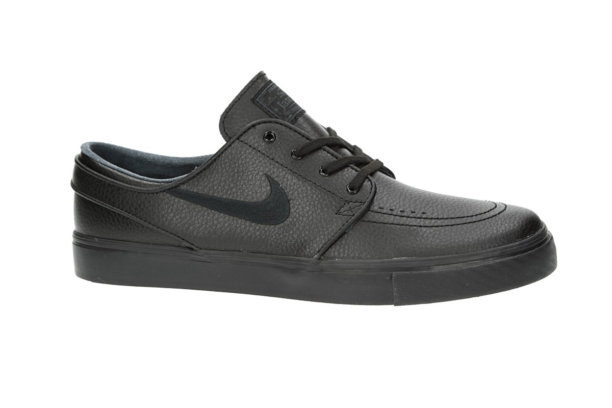 nike sb black leather shoes