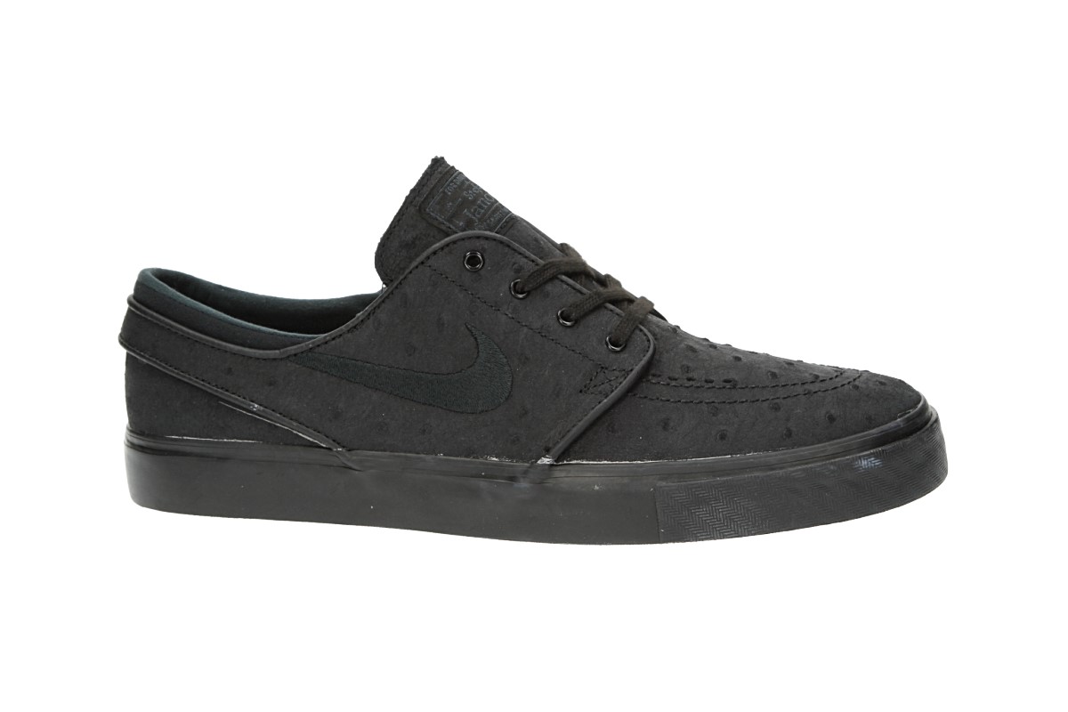 Nike SB Zoom Stefan Janoski Leather Schuh (black black anthracite)