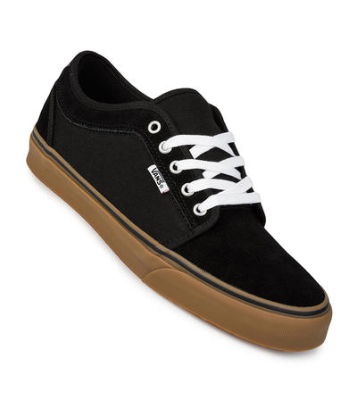 vans chukka low oxford black & gum skate shoes