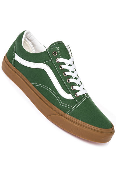 green old skool vans gum sole