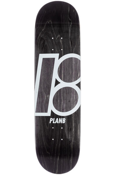 Bundled with FREE 1 Hardware Set Plan B Stained Skateboard Deck 7.75 Black DECK ONLY 
