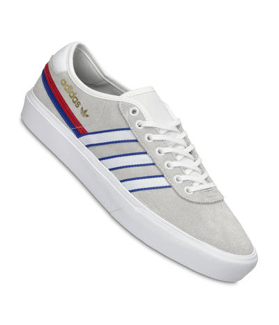 Shop adidas Skateboarding Delpala Shoes (white white royal blue