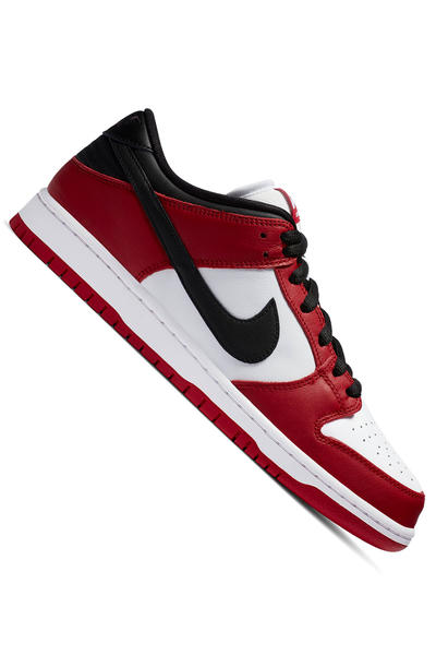 Nike SB Dunk Low Pro Shoes - Varsity Red / Black - White - Varsity Red