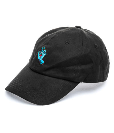 Santa Cruz Screaming Mini Hand 6 Panel Cap (black)