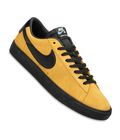 Nike Sb Blazer Low Gt Shoes University Gold Black Buy At Skatedeluxe