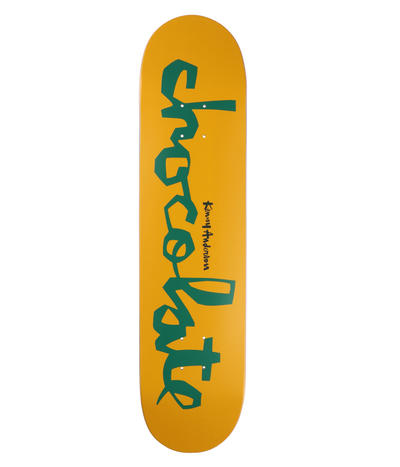 Chocolate Anderson Chunk OG Skateboard Deck Yellow 8 