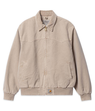 Shop Carhartt WIP OG Santa Fe Dearborn Jacket (dusty h brown faded