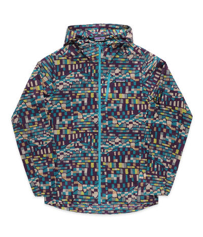 Patagonia Houdini Jacket (fitz roy patchwork belay blue)