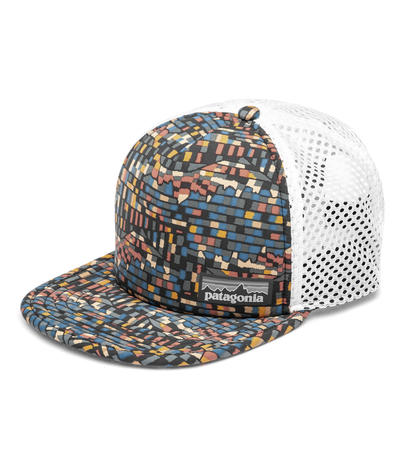 patagonia camo trucker hat