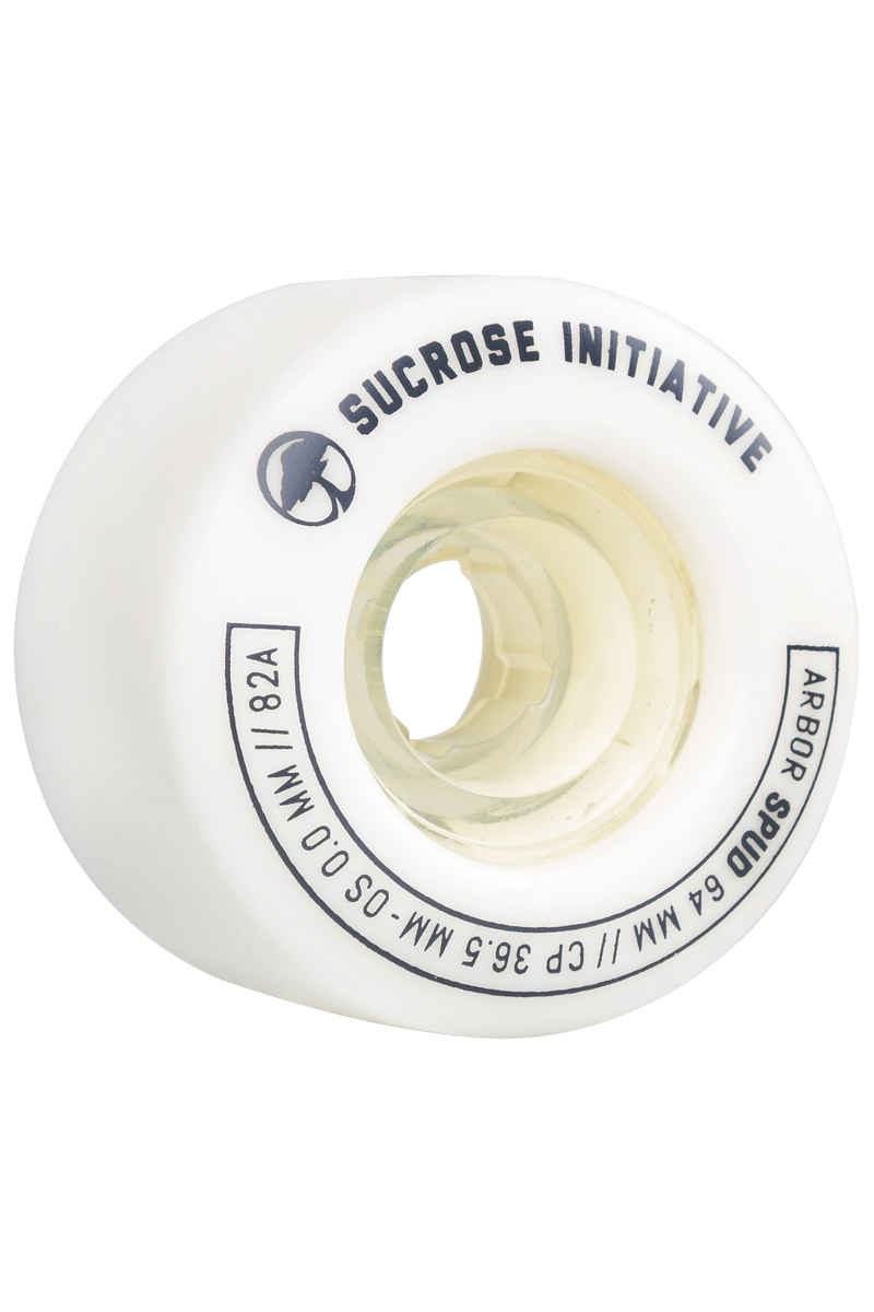 Arbor Spud Wheels (white) 4 Pack 64mm 82A