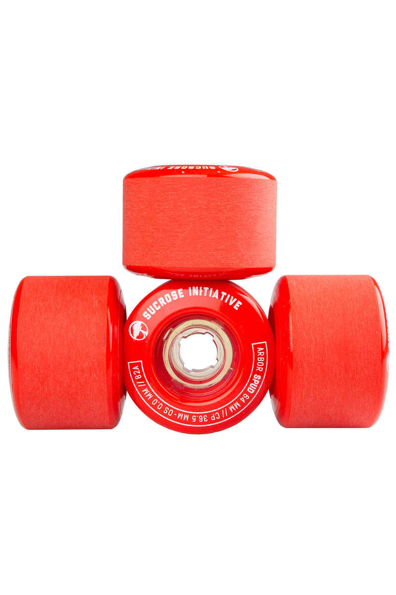 Arbor Spud Wheels (red) 4 Pack 64mm 82A