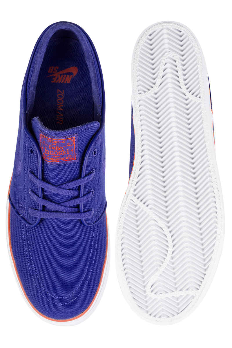 Nike SB Zoom Stefan Janoski Canvas Chaussure (deep night max orange)