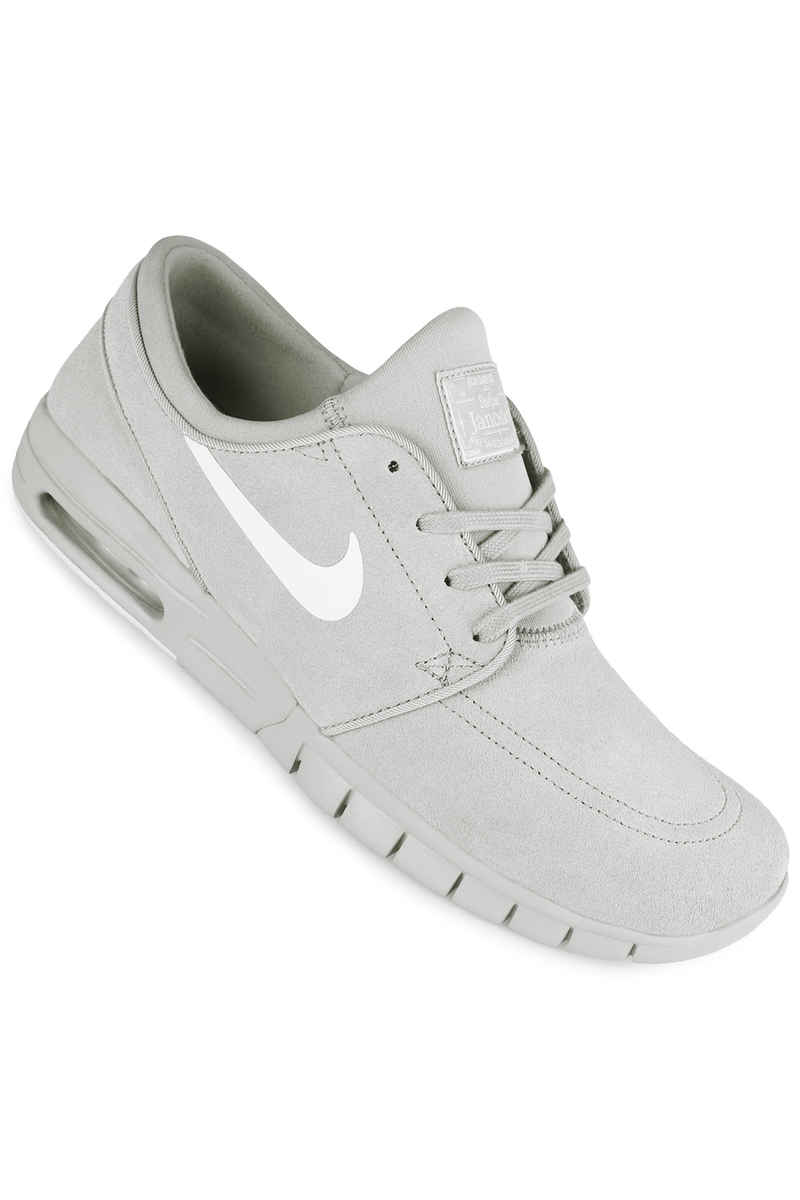 Nike SB Stefan Janoski Max Suede Schoen (matte silver pure platinum)