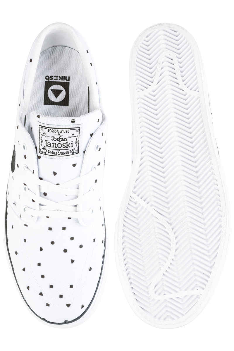 Nike SB Zoom Stefan Janoski Canvas Premium Schuh (white black)