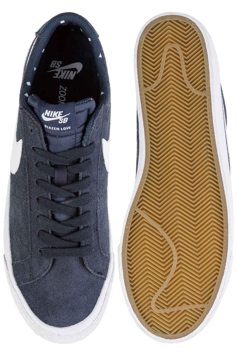 Nike SB Zoom Blazer Low Schuh (obsidian white)
