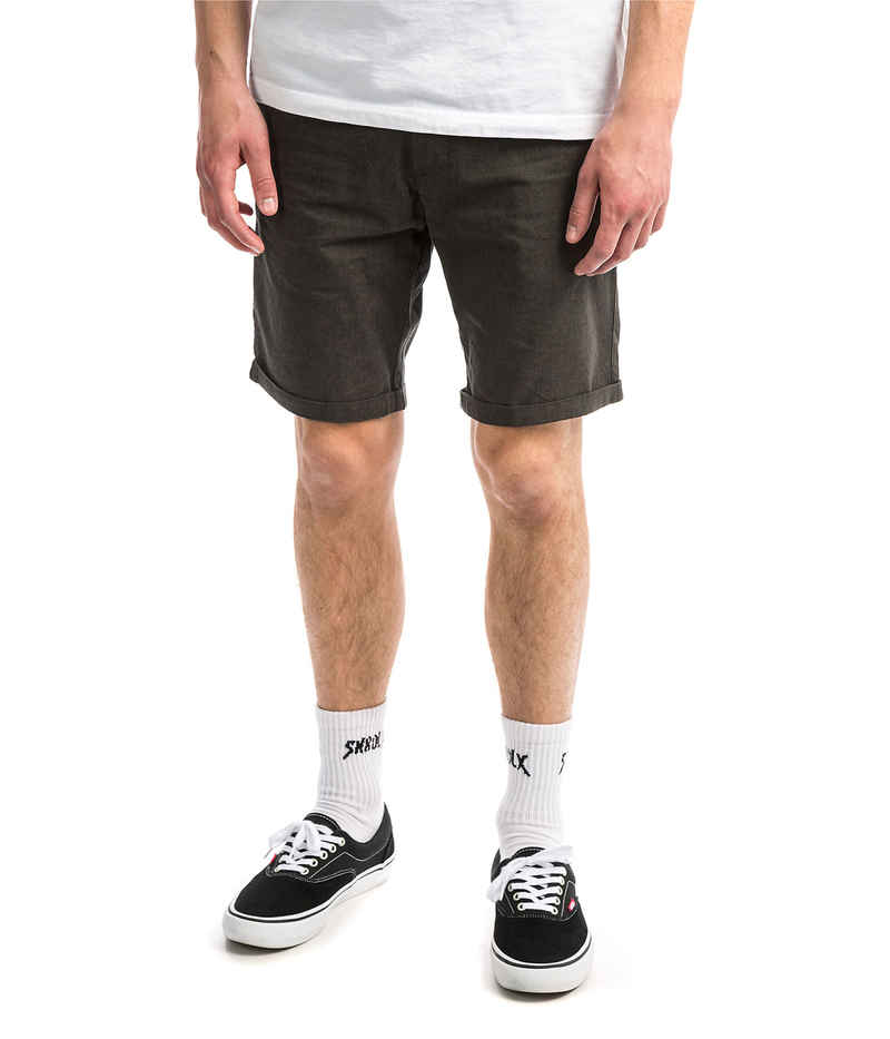 Iriedaily Golfer Chambray Shorts (dark olive)