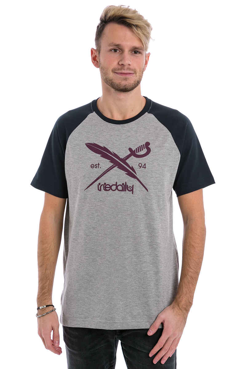 Iriedaily Rugged Flag Camiseta (grey melange)